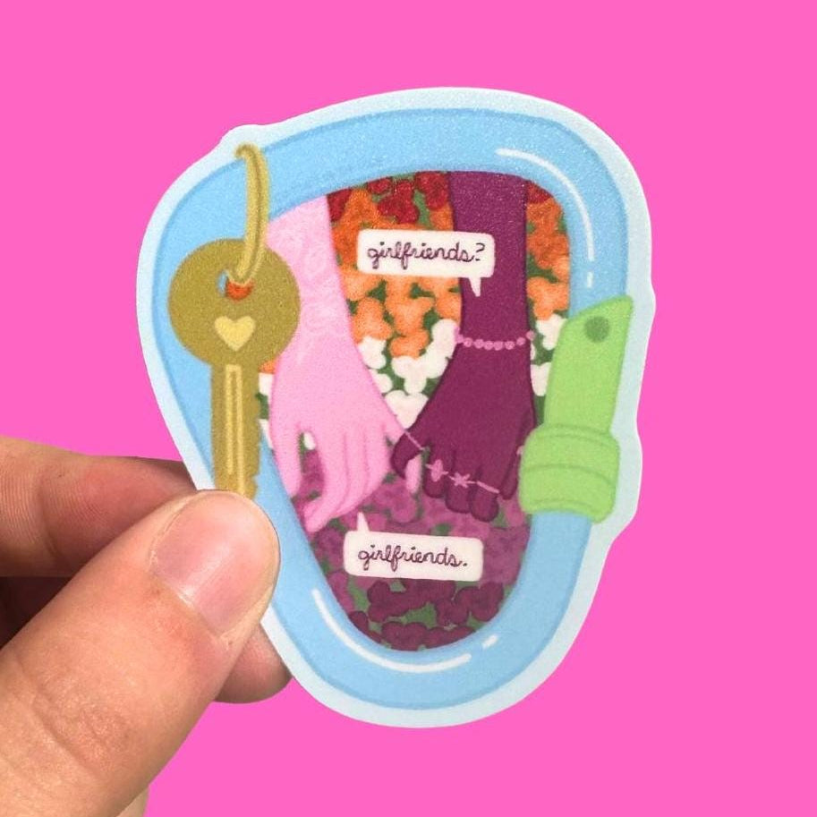 Carabiner Girlfriends Sticker