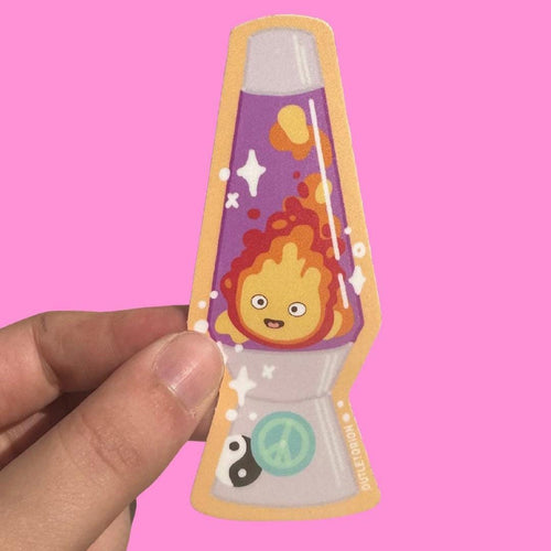 Calcifer in Lava Lamp Sticker