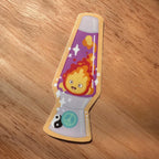 Calcifer in Lava Lamp Sticker