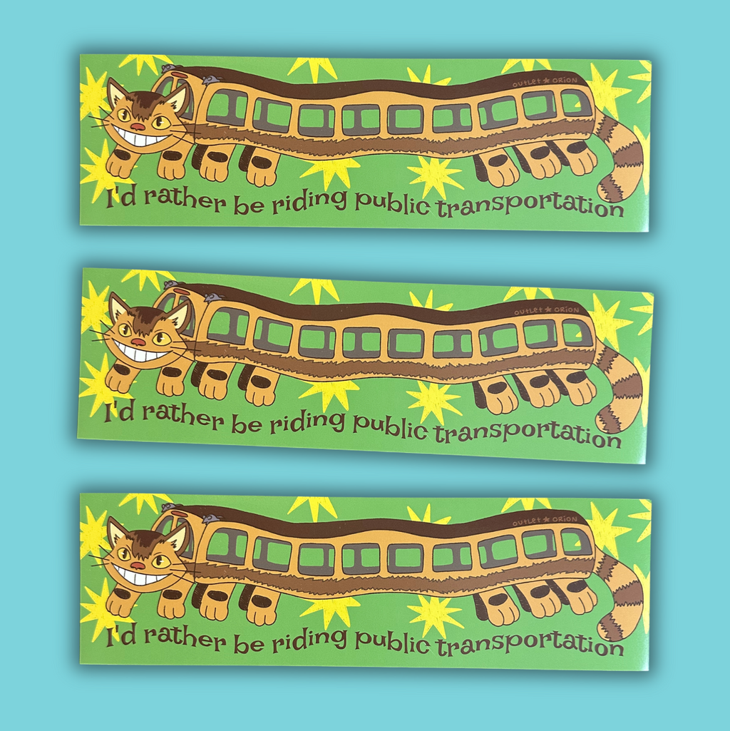 Cat Bus Totoro-Inspired Bumper Magnet
