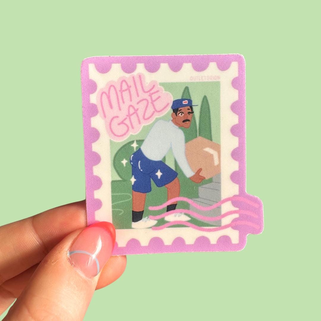 Mail Gaze Stamp Sticker