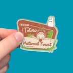 Totoro National Forest Acrylic Magnet