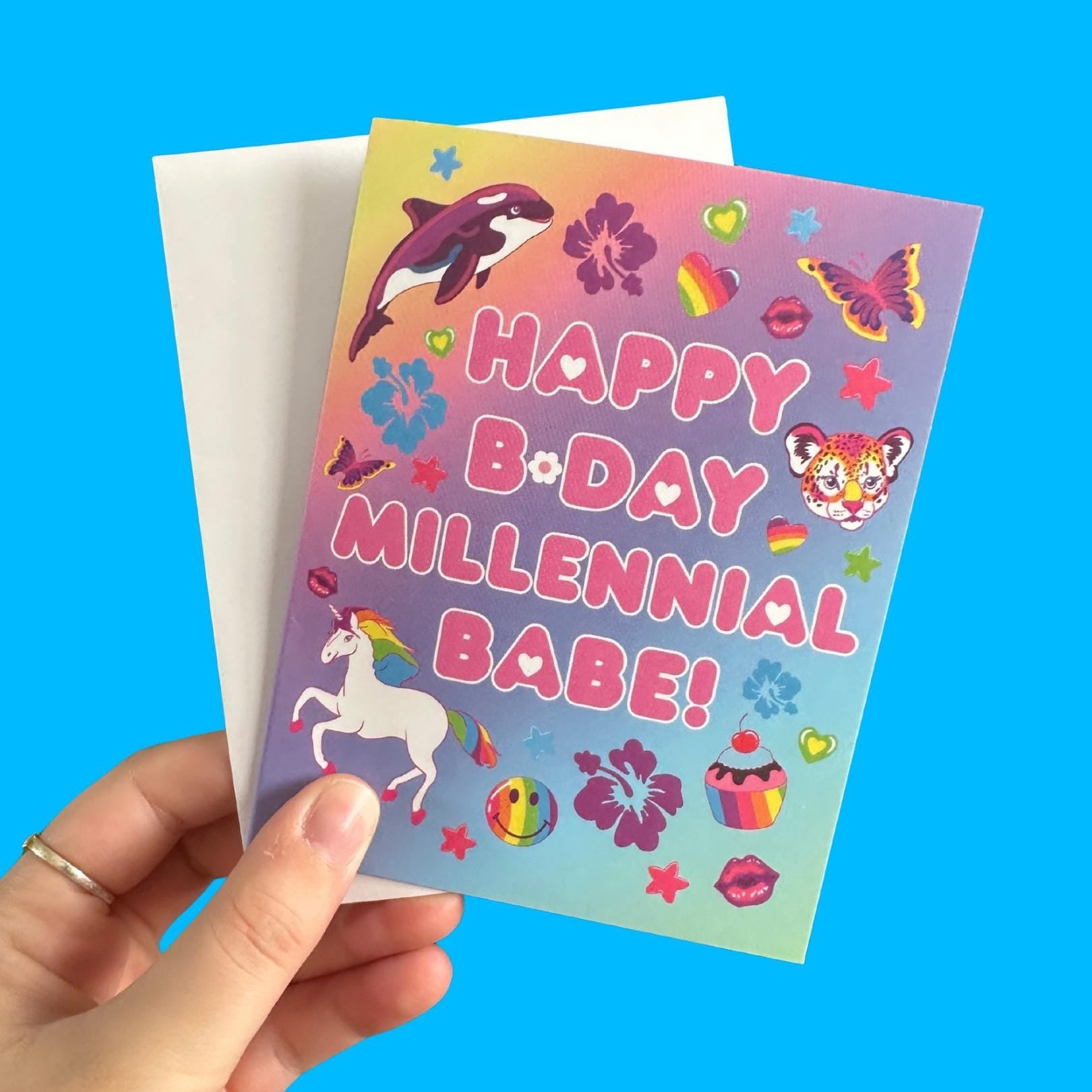 Happy Birthday Millennial Babe Birthday Card