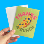 Thanks A Bunch Banana Thank You Card
