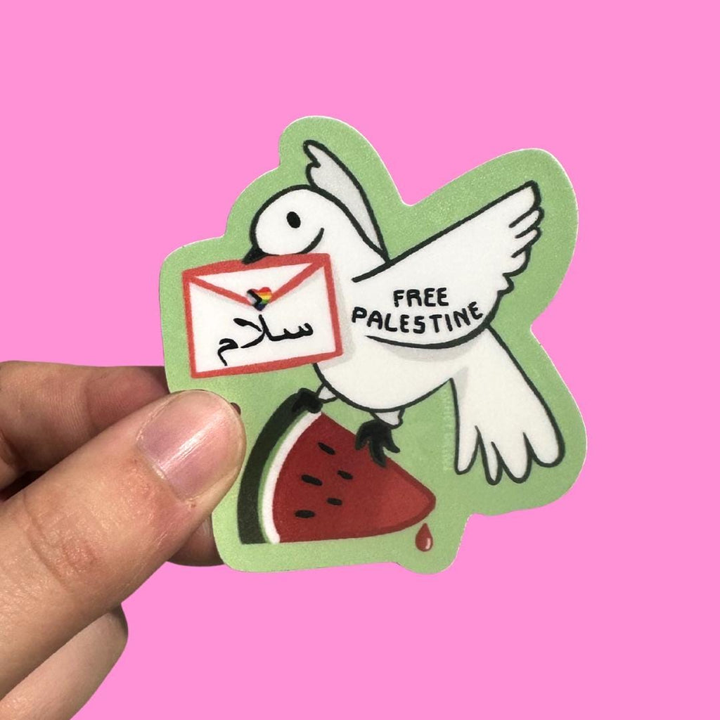 Free Palestine Dove Sticker *Sales Donated*