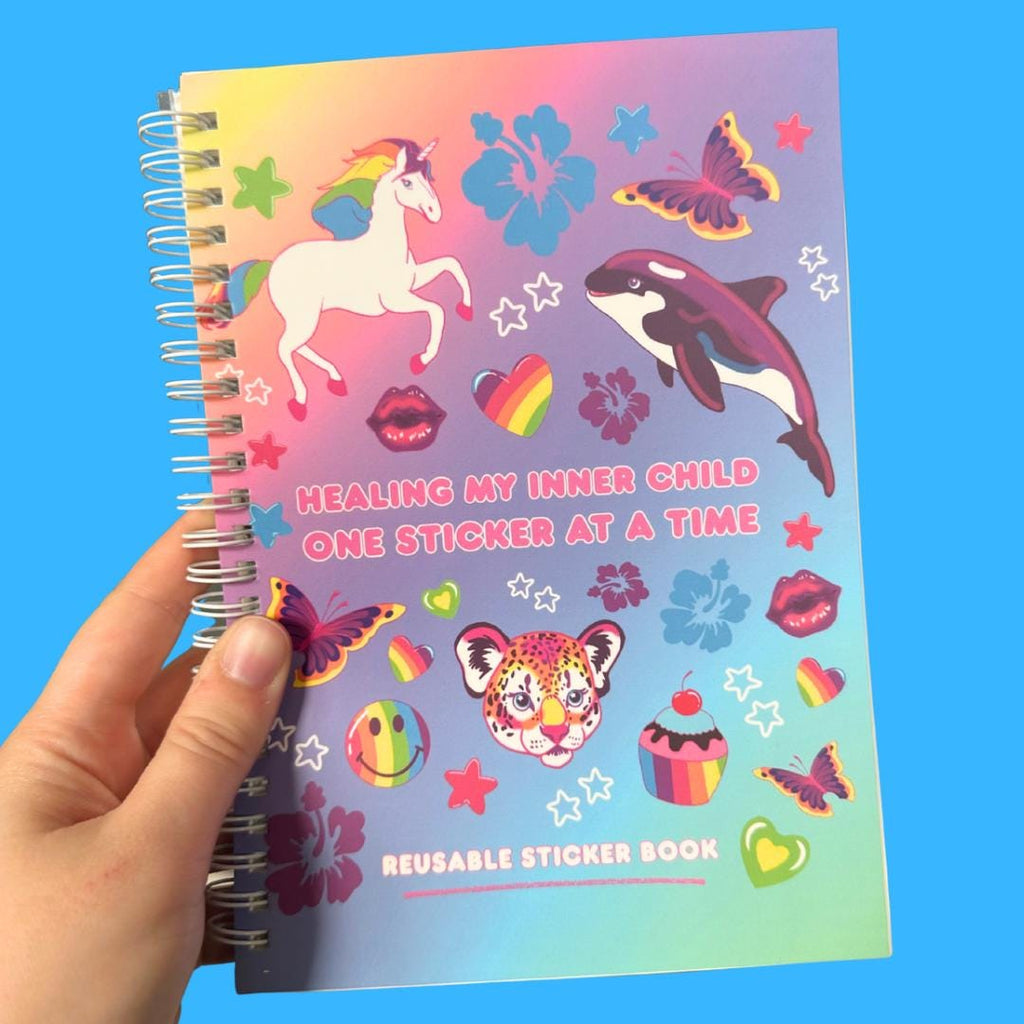 Y2K-Inspired Reusable Sticker Saving Book
