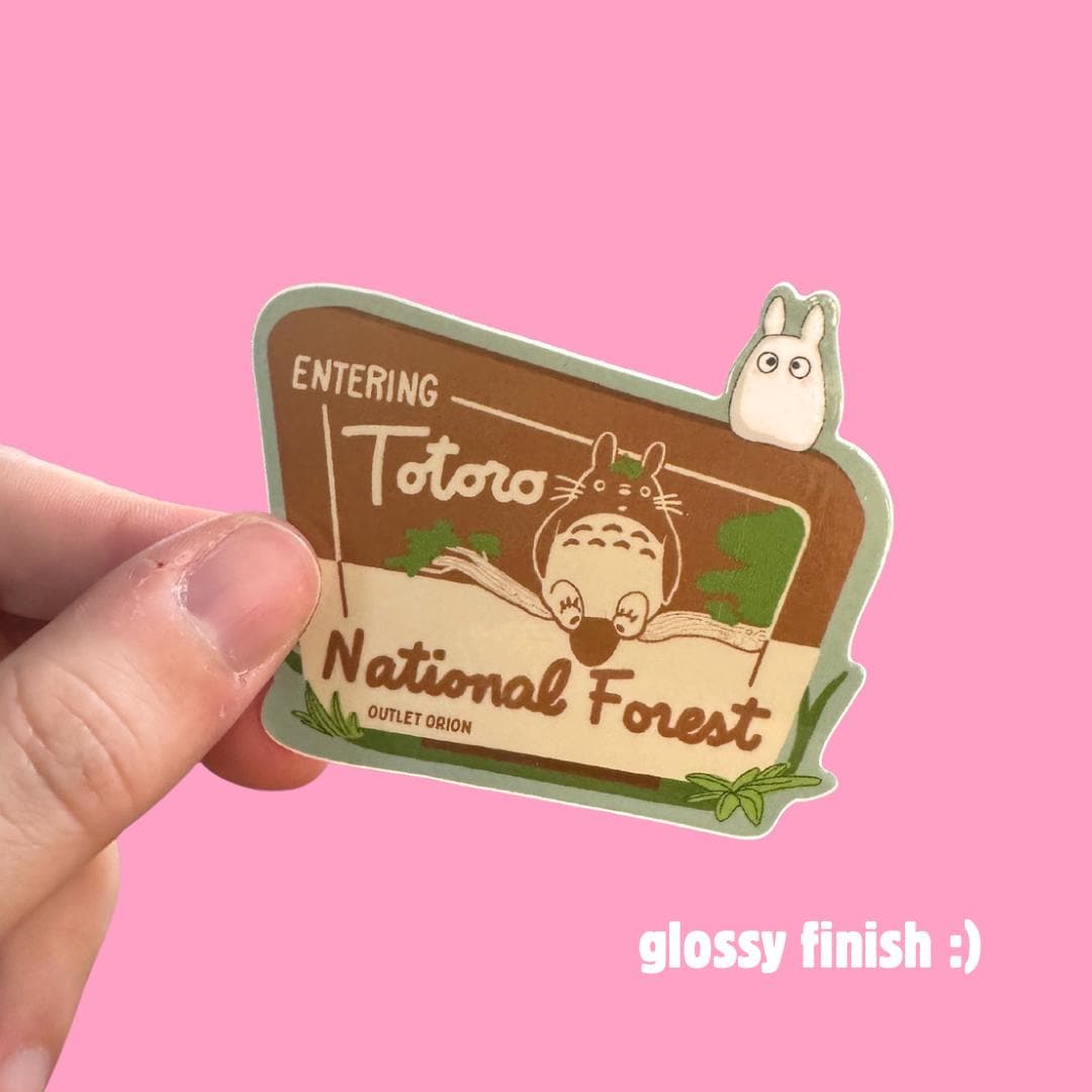 Totoro National Forest Sticker