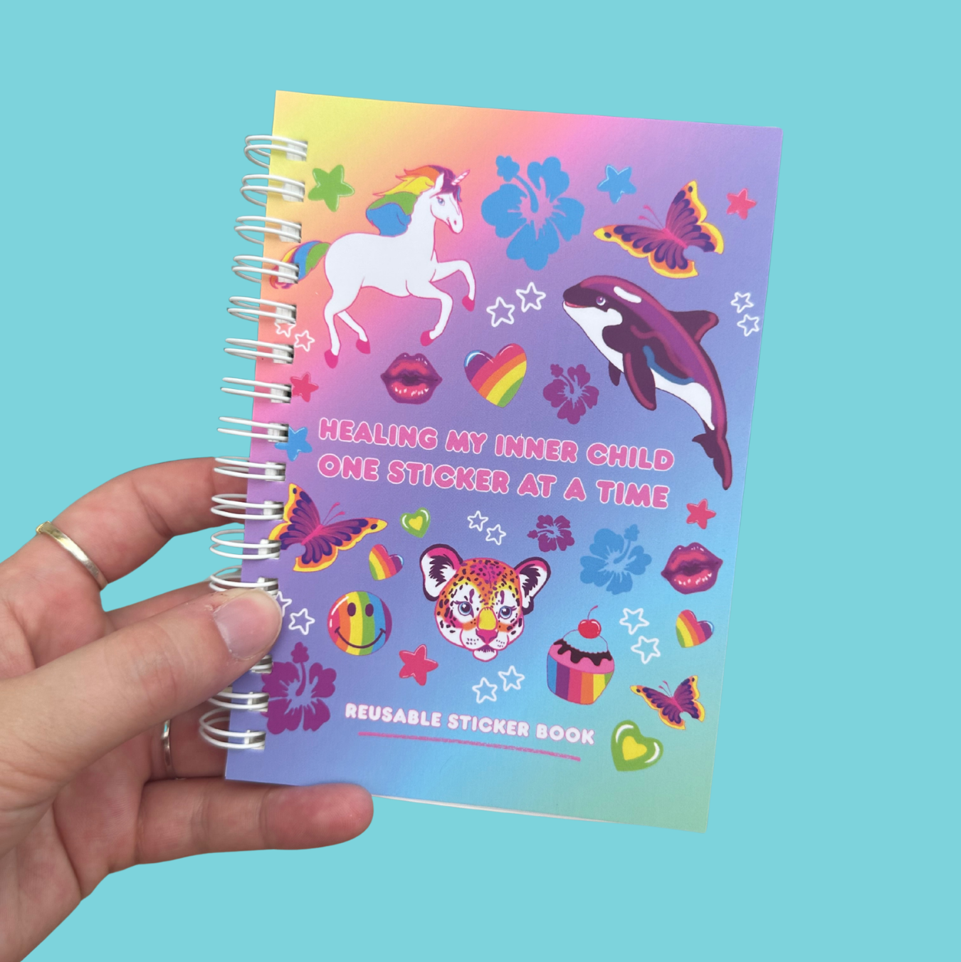 Y2K-Inspired Reusable Sticker Saving Book