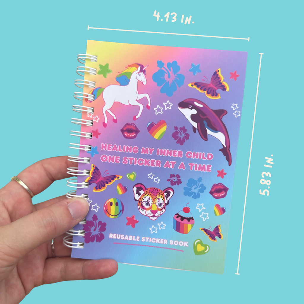 Y2K-Inspired Reusable Sticker Saving Book