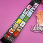 Read Banned Books Keychain with Lanyard