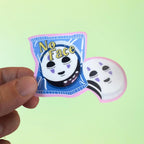No Face Moon Pie Sticker