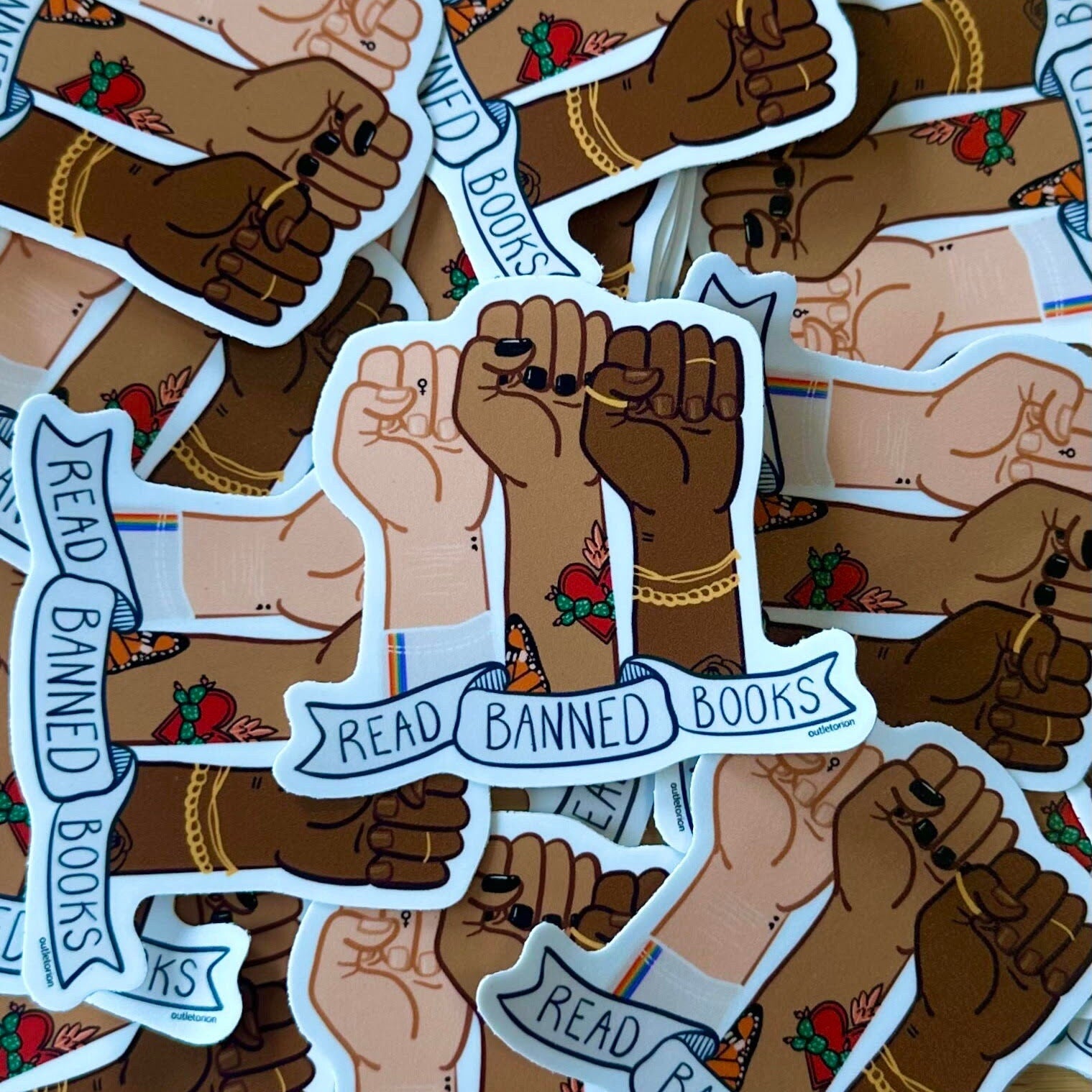 Read Banned Books Sticker