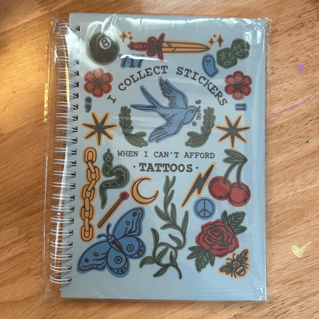 Tattoo Lovers Reusable Sticker Saving Book