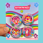 Protect Endangered Animals Button Pack