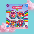 Protect Endangered Animals Button Pack