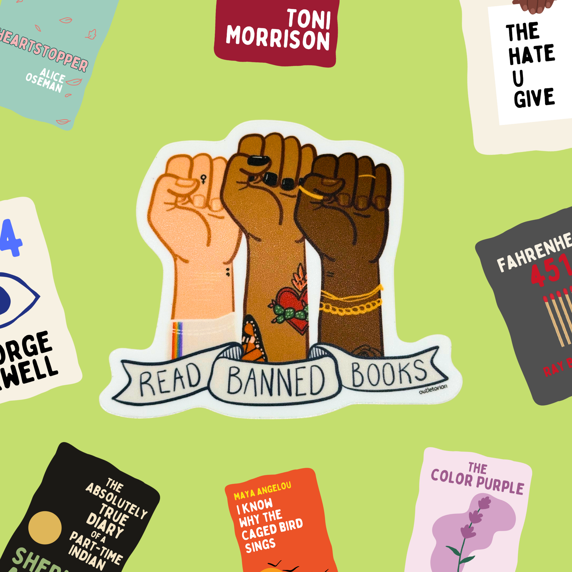 Read Banned Books Sticker