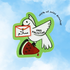 Free Palestine Dove Sticker *Sales Donated*