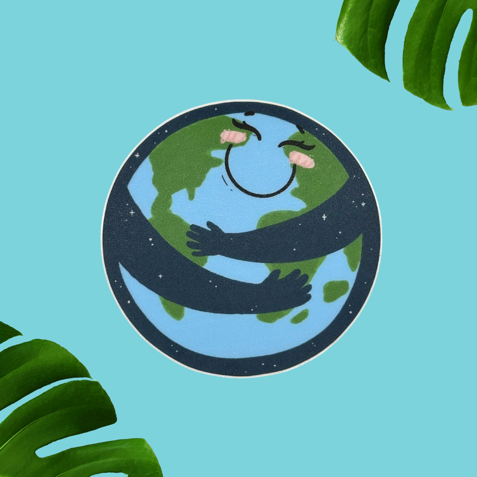 Earth Day Hug Sticker