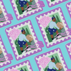 Mail Gaze Stamp Sticker