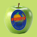 Fruity & Proud Produce Label Sticker