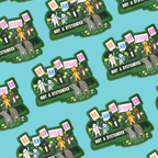 Be an Upstander Not a Bystander Sticker