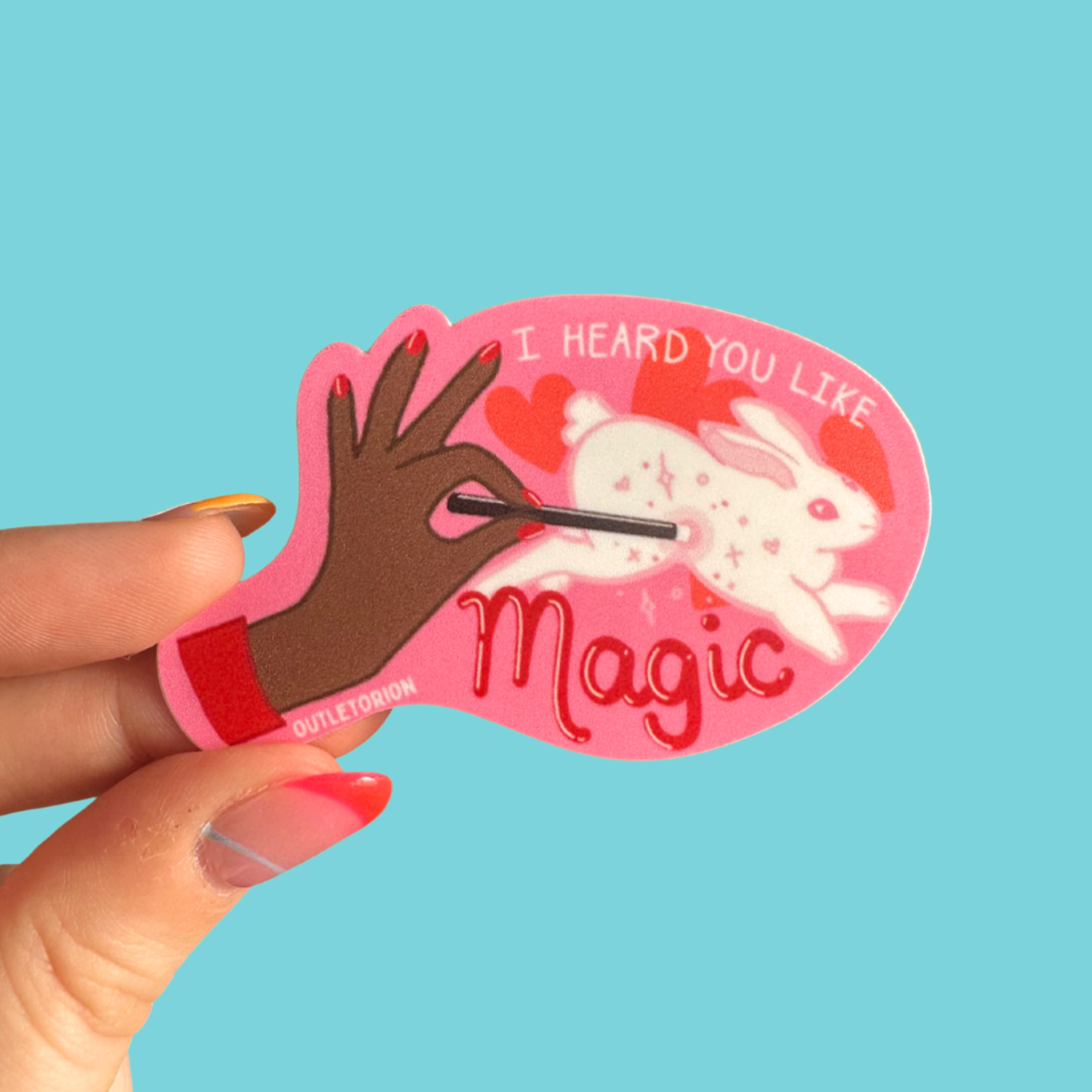 Red Wine Supernova Sticker