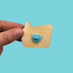 Totoro National Forest Wooden Pin