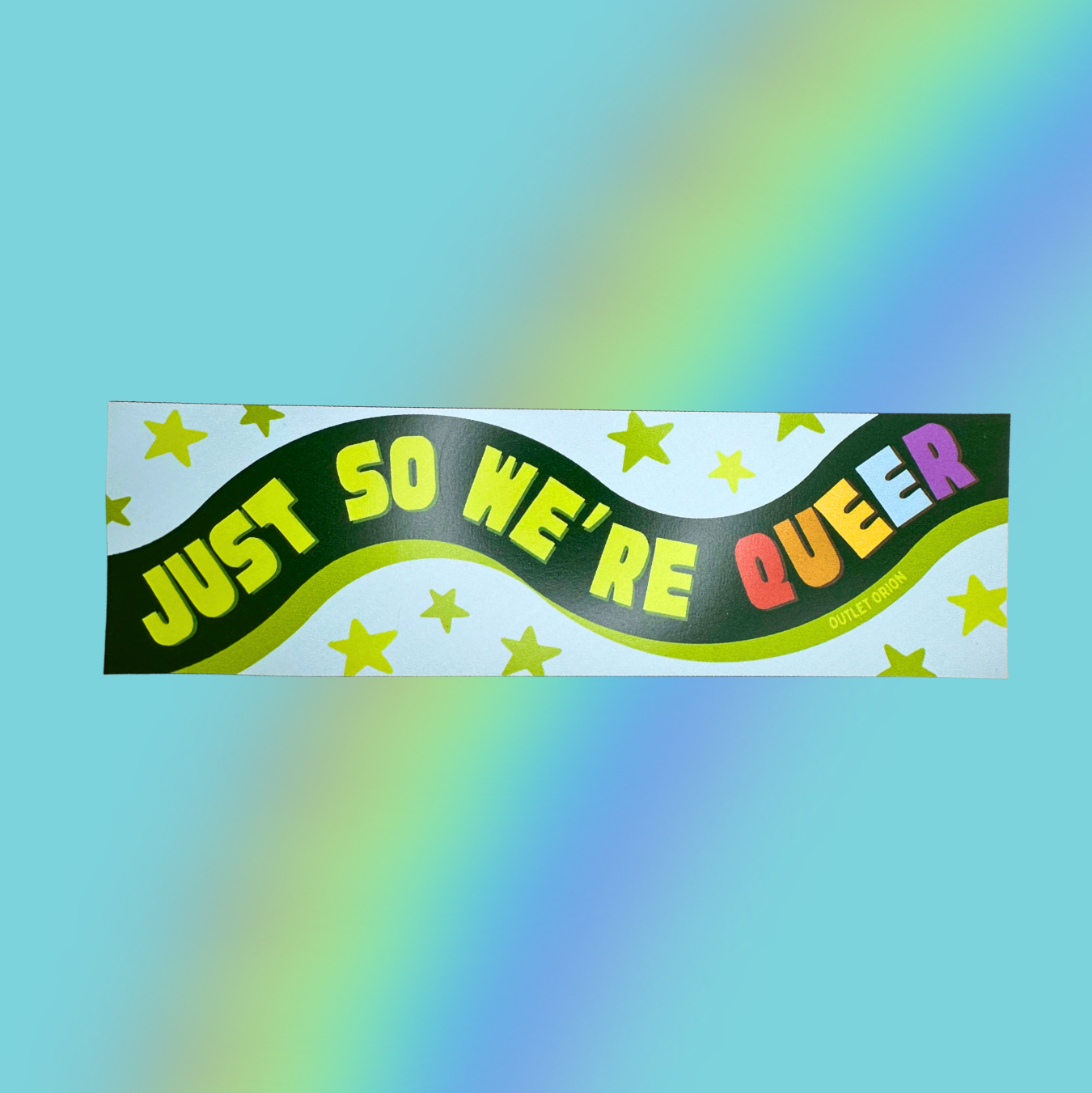 Just So We're Queer Bumper Magnet