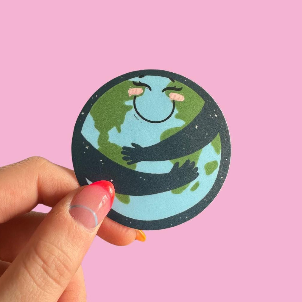 Earth Day Hug Sticker