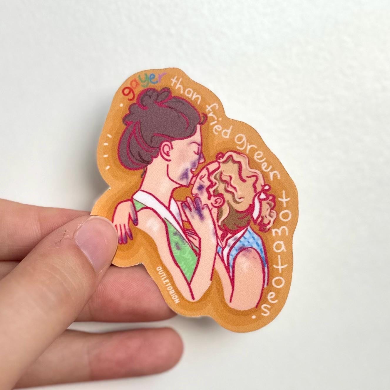 Gayer Than Fried Green Tomatoes Sticker