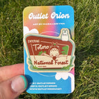 Totoro National Forest Wooden Pin
