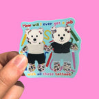 Tattoo Doodle Bears Sticker